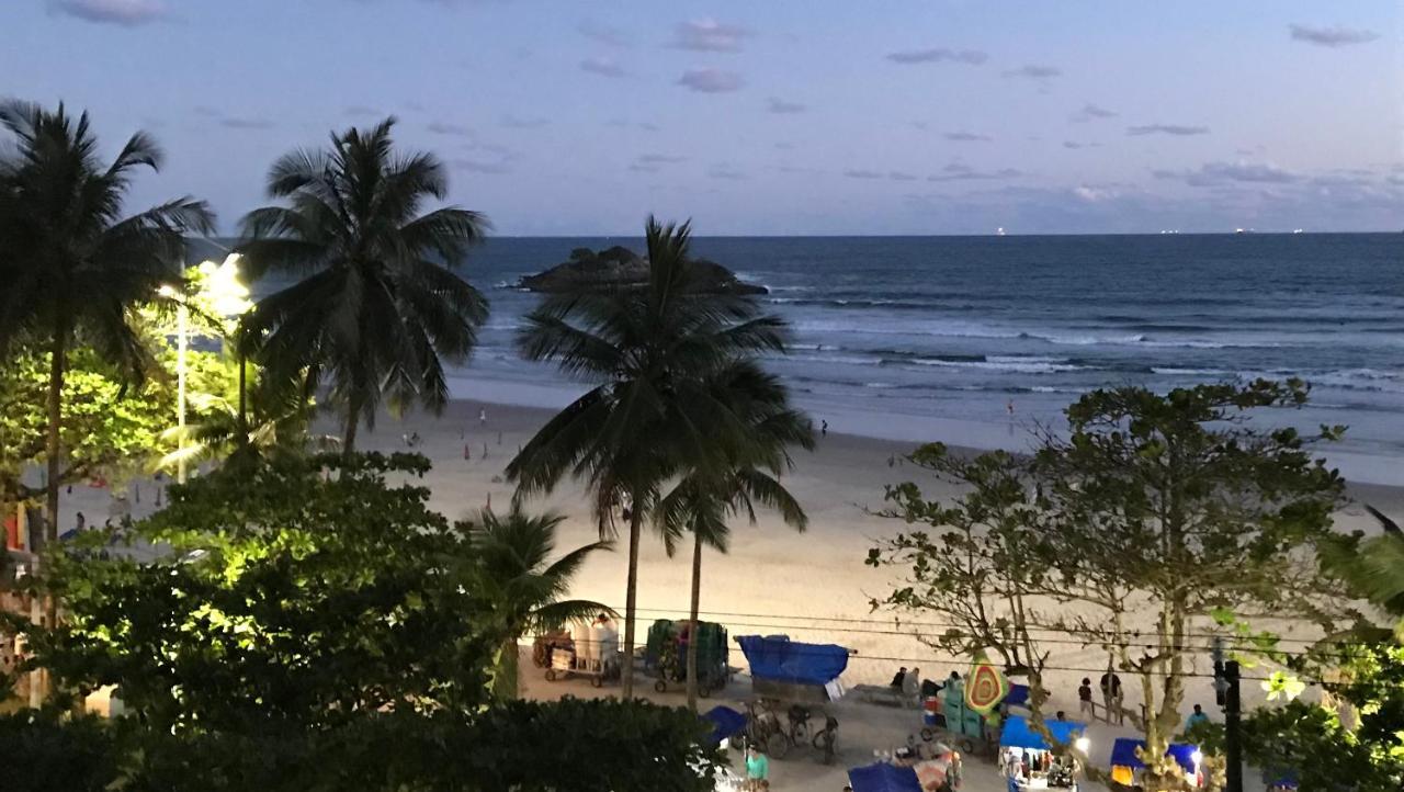 Pitangueiras pé na areia 90m2 c/ 3 quartos e Wi-Fi Guarujá Exterior foto
